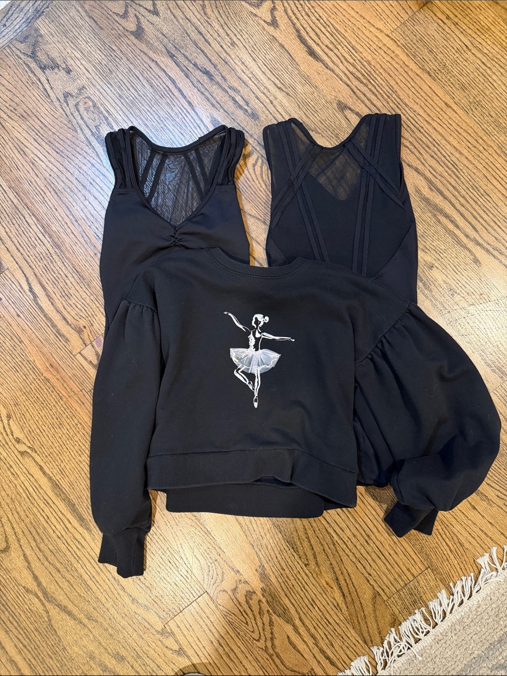 Janie and Jack Black Crewneck Sweatshirt